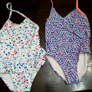 Girl's one piece swimsuits size small and 3yr